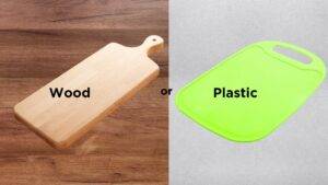 wooden or plastic cutting board?